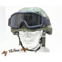 Russian Splav Style EMR Little Green Man 6b34/6b47 Helmet with Tactical Goggles and Tactical Windshield Glasses
