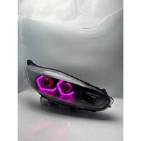 Car Front Headlight for Ford Fiesta LED dual lens Daytime Running Light DRL Head lamp Low High Beam Turn signal