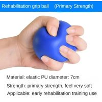 7cm Stress Relief Grip Ball, 2-Pack Firm Foam Massage Balls for Hand Therapy & Rehabilitation - Adult Hand Exerciser