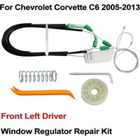 For Chevrolet Corvette C6 All Versions 2005-2013 Front Left Driver Window Regulator Repair Kit