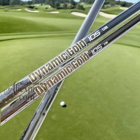 Golf Shafts Gold Steel Shafts 0.355 Size tapered Shaft 105 S200 or R300 Flex Irons Golf Clubs Shafts