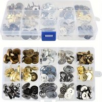 40-Pack Magnetic Button Clasps,Assorted Colors,Sewing Snap Fasteners for Crafts,Purses, Bags,Clothing,Leather,Super Magnetic