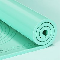 5mm Thick Large Size Silicone Kneading Pad Food Non-Stick Surface Rolling Dough Mat With Scale Cake Pastry Pads Tools Accessorie