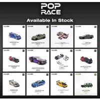 POP Race 1:64 CLK GTR D2 GTR R32 KPGC10 RX7 FD3S RWB NSX Top Secret Supra Diecast Car Model Collection Miniature Toys