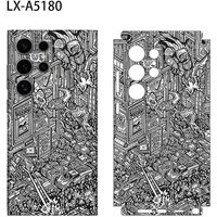 Colorful Camouflage Wrap Tear Down Skin for Samsung Galaxy S26 S24 S25 S23 Ultra Back Protector Cover Casing Stickers