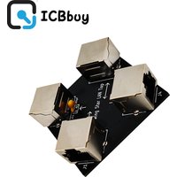 Passive Ethernet Tap Throwing Star LAN Tap Network Packet Capture Mod Replica Monitoring Ethernet Communication