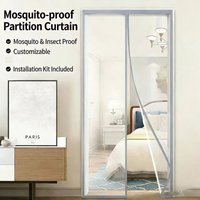 No drilling, easy installation Silent magnetic door curtain Sturdy and durable Universal for door screens & window screens