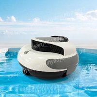 Automatic Cordless Pool Vacuum 100A, 5000mAh Battery Powered Robotic Cleaner for Inground/Indoor Pools