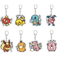 Anime Figure Pokemon Mr.Mime Squirtle Lapras Raichu Flareon Jolteon Chimchar Magikarp Acrylic Keychain Car Bag Pendant