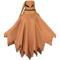 Oogie Boogie Cosplay Costume Unisex Hooded Ghost Cape Halloween Christmas Carnival Party Night Cloak Outfit