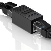 ZoeRax 2PCS RJ45 Cat6 Coupler Ethernet Extender 1000Mbps Cat6 Cat5e Ethernet Cable Extender Ethernet Adapter LAN Connector