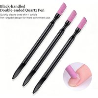 1/4PC Nails Art Quartz Grinding Pen Nail Cuticle scissors Dead Skin Remover UV Gel Polish Manicure Stick Files Accessories Tools