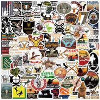 AliExpress NONE 110PCS Hunting Cartoon Stickers Hunt and Kill Sticker Scrapbook DIY phone Laptop Guitar Car Bike Skateboard Toy Graffiti Decals
