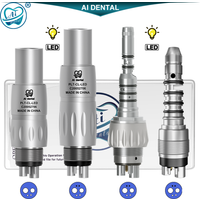 AI-N/KCL Dental Quick Coupling Spare Parts 2/4/6 Hole Air Turbine High Speed Connector with Self Generator LED for Dentist Chair