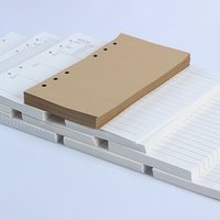 Kawaii A5 A6 Kraft Binder Notebook Paper Refill Spiral Binder Index Inside Pages Monthly Weekly Daily Planner Agenda