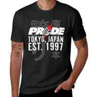 Pride FC Tokyo 1997 T-Shirt vintage summer tops compression shirt men