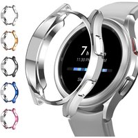 Case For Samsung Galaxy watch 6 Classic 43 47mm Plated TPU Bumper For Samsung Watch 4 Classic 42 46mm 5Pro 45mm Screen Protector