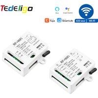 Tuya Wifi Smart Switch Module AC DC 7V 12V 24V 48V USB 5V RF 433mhz Remote Control 1/2 Channel Relay For Alexa Google Home
