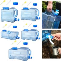 Emergency Water Barrel Container with Spigot Large Capacity Portable Water Jug Versatile for Vehicle Car Outdoor Camping