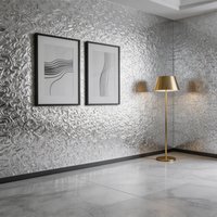 55Wide Oil-proof Waterproof Classic Kitchen Sticker Self Adhesive Aluminum Foil Wall Decal for Cabinet And Stove DIY Wallpaper