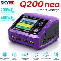 SkyRC Q200neo Charger SK-100197 AC200W DC400W 4 Output Ports AC/DC Smart Charger