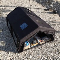 17.2 Hot Selling Glamping Black Inflatable Air Outdoor Camping Tent With 10 Person