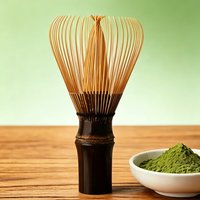 Leeseph Bamboo Matcha Whisk, Traditional Japanese Chasen Matcha Stirrer - Bamboo Whisk Made from Durable and Sustainable Bamboo