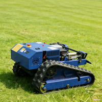 Customized Portable Smart Machine Factory Direct Flexible Adjustment Remote Control Lawn Mower for Sale petrol lawn mower