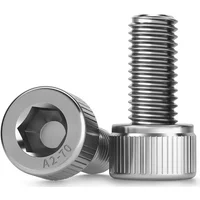 M3 M4 M5 M6 M8 M10 M12 Bolt Left Hand Thread Hex Bolts Hexagon Hex Socket Cap Head Screw 304 Stainless Steel Allen Reverse Screw