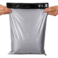 50pcs/Lots Silver Gray Courier Bag Express Envelope Storage Bags Mail Bag Mailing Bags Self Seal Plastic Packaging Pouch
