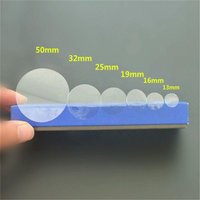 8/24/48/70/96/132pcs Transparent Round Gloss Clear PVC Dot Sticker Self Adhesive Label Wafer Seal 1 Sheet New