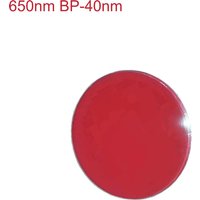 650NM Bandpass Filter Round Dia. 25mm/28mm/30mm/59mm/62mm Thick-1.0MM High Transmittance Mirror Glass 1PCS