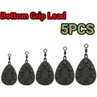5PCS Fishing Sinkers Corrosion Resistant Lead Weights Quick Change Fishing Tackle for Trout Bass Pike Perch Freshwater Saltwater