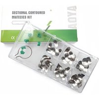 60Pcs Dental Sectional Contoured Martices Matrix Bands Kit 503 502 #Orthodontic Teeth Filling Bands for Dental Restoration Tool