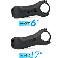 ZNIINO T1000 Carbon MTB Bicycle Stem 6/17 Degree 31.8MM Carbon Road Bike Stem Positive and Negative Cycling Power Parts