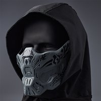 Tactical Half Face Mask for Airsoft Paintball: Breathable Protective Face Shield for CS Games, Decorative Gear QG399S
