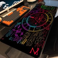Gravity Fall Bürozubehör Mauspad Lange Computermatte 40x90 Extra großer Gaming-Teppich Mauspad 80x30 Mauspads Anime Xxl