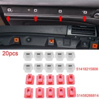 20Pcs Car Door Moulding Clips For BMW 3 Series E46 E90 E91 Auto Interior Dash Trim Clamps Kit