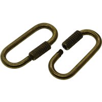 Pack of 12 Rock Climbing Screw Lock Carabiner D-ring Keychain Holder Hooks Steel Wire Rope Hose Chain Link 5mm Opening