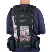 MELOTOUGH Tactical Police Suspenders for Duty Belt Harness Law Enforcement with Adjustable Strap and 4 Tool Belt Loops