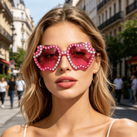 Adult Novelty Apple Shaped Sunglasses Funny Fruit Style Colorful Party Glasses Women Men Festival Cosplay Eyewear KJ335