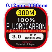 100% Fluorocarbon Leader Fishing Line Transparent Carbon Fiber Big Size Line Material From Japan Carp Fishing Goods Supplies