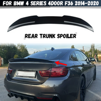 For BMW 4 Series 4Door F36 2014 2015 2016 2017 2018 2019 2020 PSM Style Rear Spoiler Rear Trunk Tail Wing Body Kits