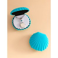 H2o Mermaid Shell Just Add Water Series Fashion Luxurious Inlay 12 Colors Crystal Open Cover Pendant Locket Necklace