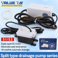 Value Drainage Pump Split Type S1S2 Air Conditioner Condensate Lift Pump with Mute Function Fully Automatic Drain Lift 10 Meters
