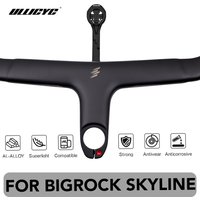 ULLICYC For BIGROCK SKYLINE Integrated Handlebar Computer Mount Compatible With Gopro/GPS/Garmin/Bryton/Wahoo Aluminum Alloy