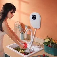 110V/220V Fruit Vegetable Washing Machine Ultrasonic Ozone Disinfection Cleaner Remove Pesticide Sterilization Food Purifier