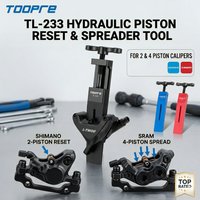 Bicycle Brake Caliper Piston Press Reset Tool Hydraulic Disc Brake Pad Spreader For Shimano SRAM 2 4 Piston Bike Maintenance