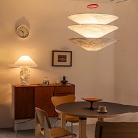 Nordic Minimalist Dupont Papier Wabi Sabi Kronleuchter Wohnzimmer Esszimmer Schlafzimmer Anhänger Lampe Restaurant Bar Hängen Leuchte