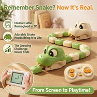 Magnetisches Schlangenspiel mit Fernbedienung, interaktives Kampfspiel für zwei Spieler, klassisches 3D-Wachstumsspielzeug für Unterhaltung zu Hause und bei Indoor-Partys